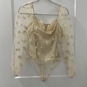 Le Lis - Mesh Star Bodysuit